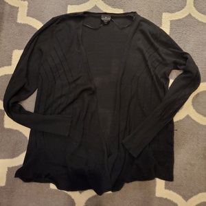 Pointelle Waterfall Cardigan